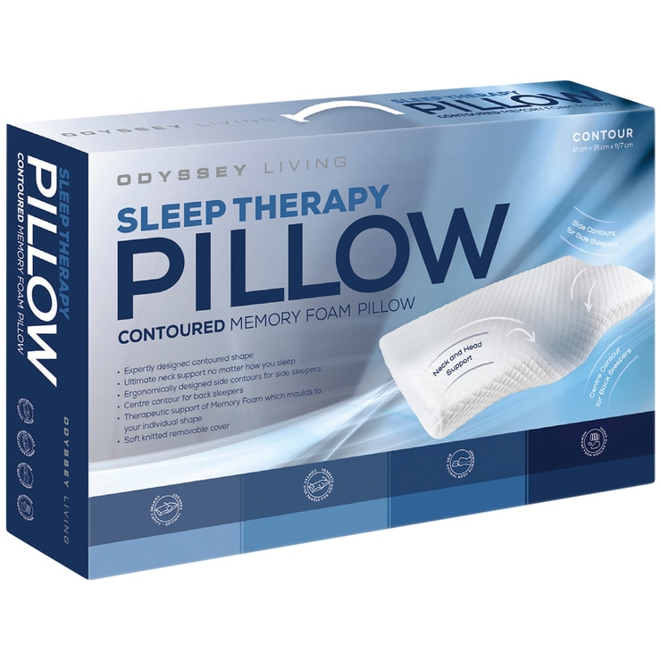 Odyssey Living Sleep Therapy Memory Foam Pillow Costco Australia