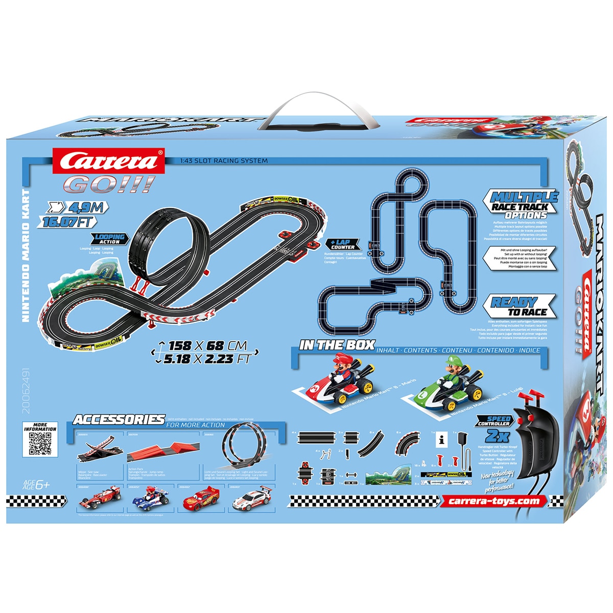 Carrera GO!!! Nintendo Mario Kart 8 Race Track Costco Australia