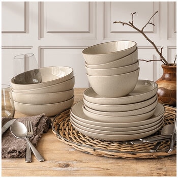 over&back Options Dinnerware 16 Piece Set