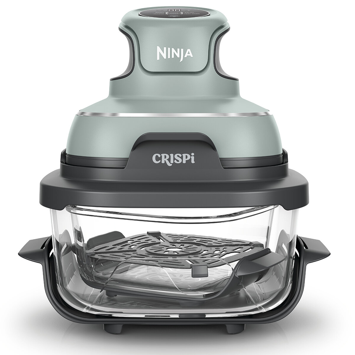 Ninja Crispi 4-in-1 Portable Glass Air Fryer Sage Green FN101SGANZ