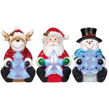 LED Holiday Figurine 3 Piece