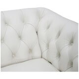 Moran Bastille II 2 Seater Leather Sofa Meringue