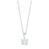 0.50ctw Princess Solitaire Pendant