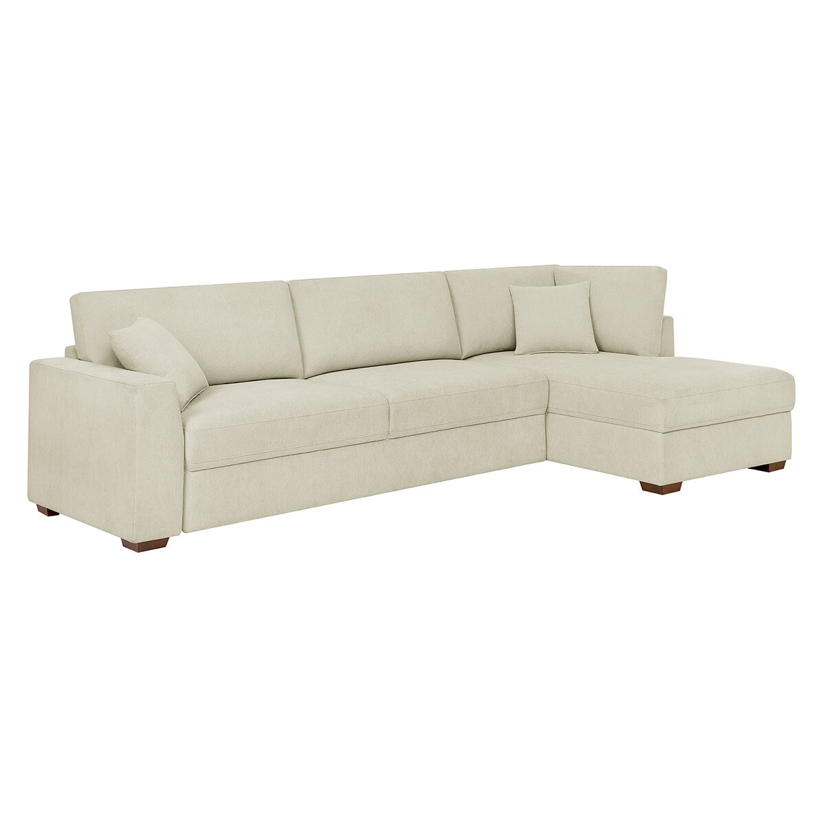 Thomasville 2 Piece Convertible Sectional With Chaise