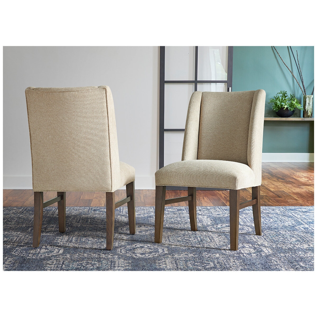Urban Renovations Northbrook 9 Piece Dining Set Walnut