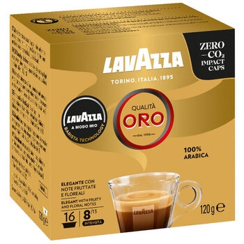 Lavazza A Modo Mio Qualita Oro Coffee Capsules 6 x 16 Pack
