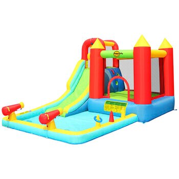 Happy Hop Jump and Splash Double Blaster Inflatable Play Centre