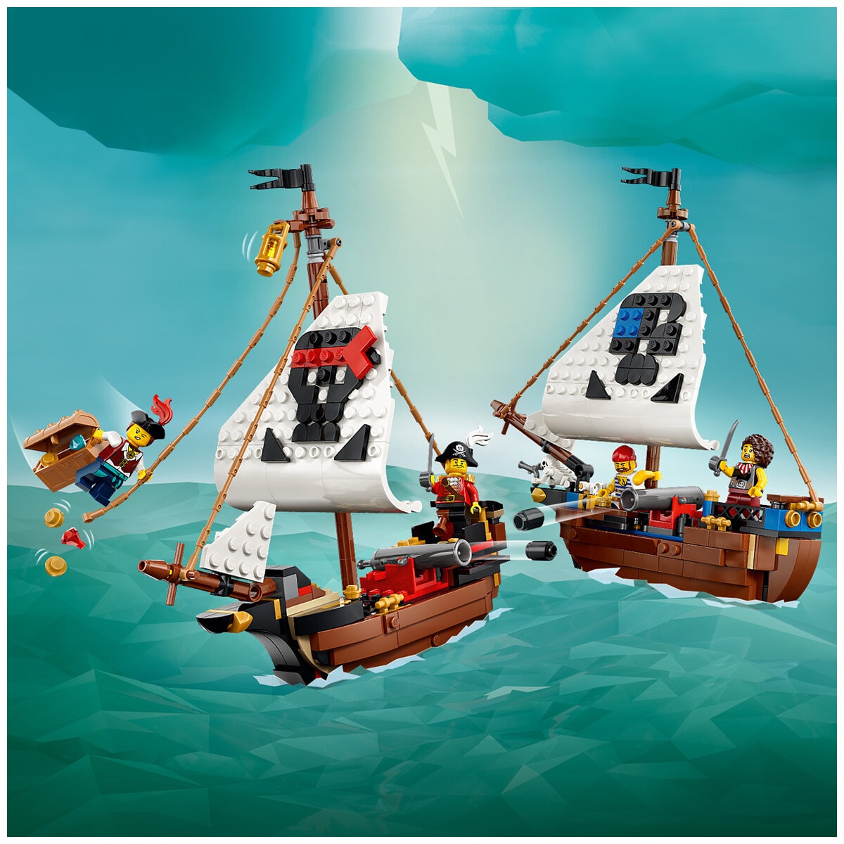 LEGO Creator 3 in 1 Iconic Pirate Ship Building Set 31387 LEGO Creator 3 in 1 Iconic Pirate Ship Building Set 31387