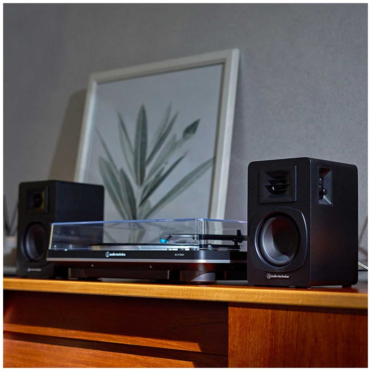 Audio-Technica Powered Bookshelf Speakers with Bluetooth AT-SP3X