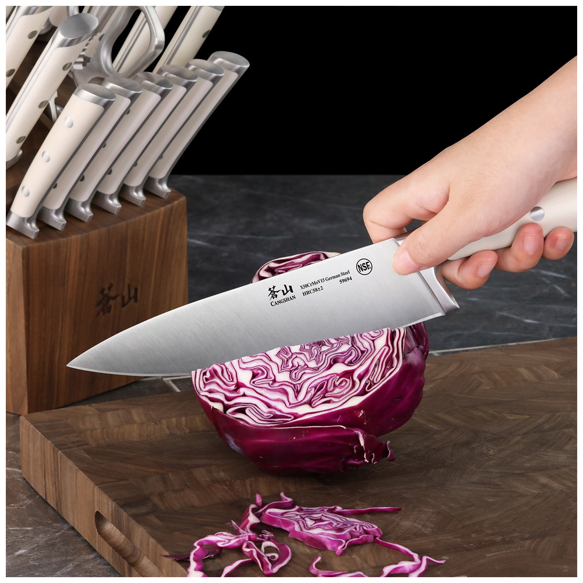 Cangshan S1 Series Knife Block Set 17 Piece