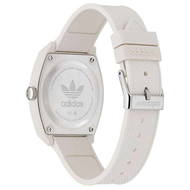 Adidas Originals Project Two White Dial Strap Watch AOST23048