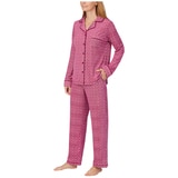 Carole Hochman Women's 2pc PJ Set - Red Print