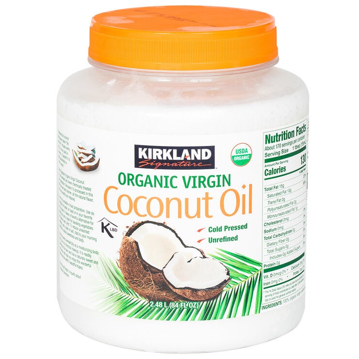 Kirkland Signature Organic Virgin Coconut Oil 2.48L Kirkland Signature Organic Virgin Coconut Oil 2.48L