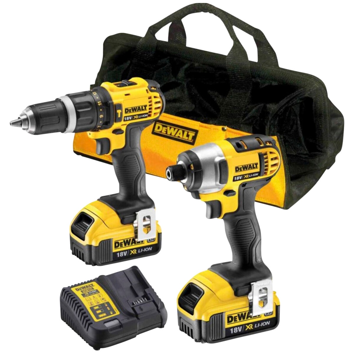 Dewalt Cordless Drill 18V 2 Piece Combo Kit 4.0Ah Costc