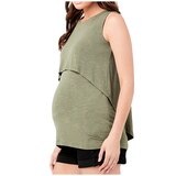 Ripe Maternity - Women's Nursing Tank - Olive