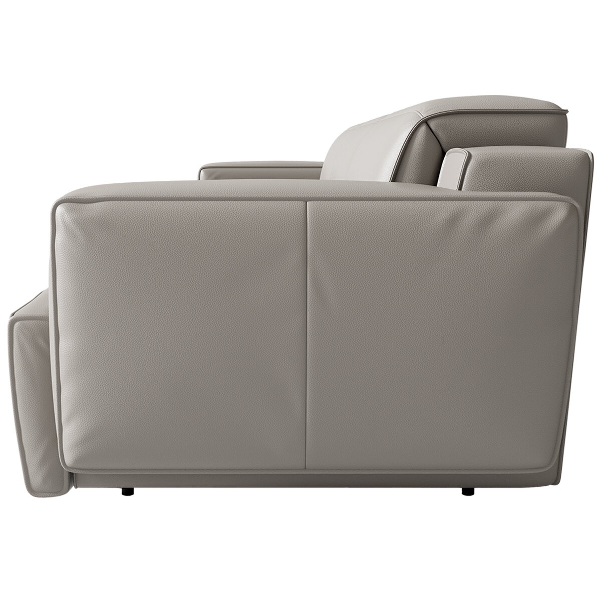 Valencia Valentina Leather Reclining Lounge 3 Seater Grey Color