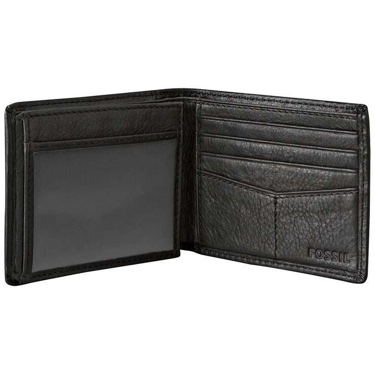 Fossil Ingram Men's Black Traveller Wallet Costco Australia