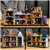 LEGO Harry Potter Diagon Alley Wizarding Shops, Wizard Set for Adults 76444