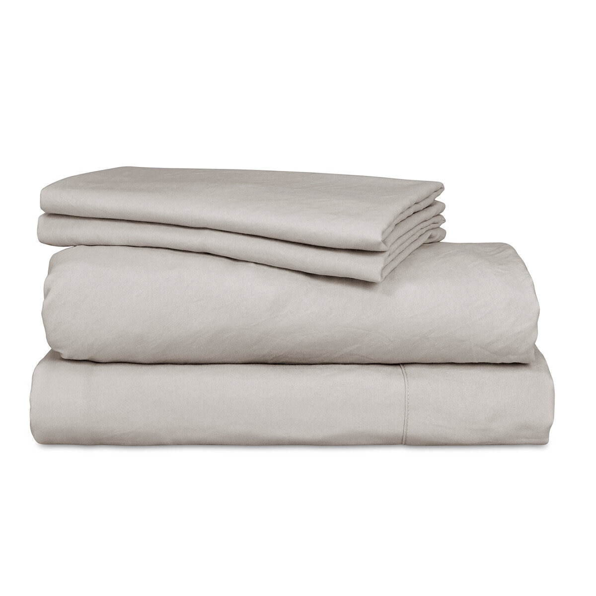 Ardor Boudoir Vintage Washed Sheet Set 4 Piece King Grey
