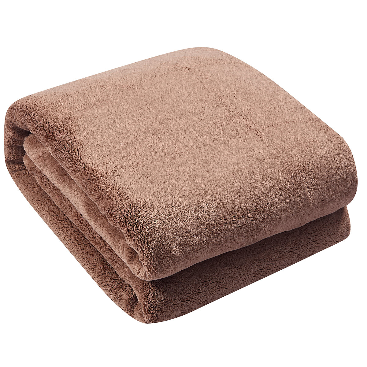 Amari Luxury Velvet Throw 152cm x 177cm Taupe