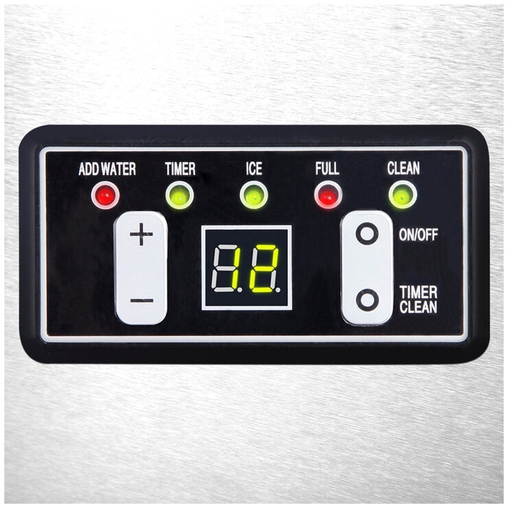Devanti Stainless Steel Commercial Ice Maker