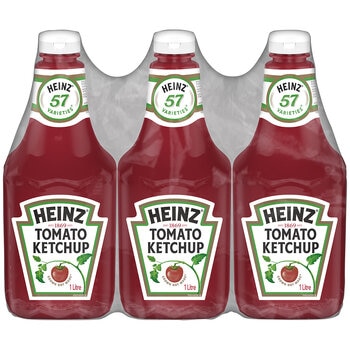 Heinz Tomato Ketchup 3 x 1L