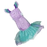 Teetot Princess Factory Costume Sparkly Coral Mermaid