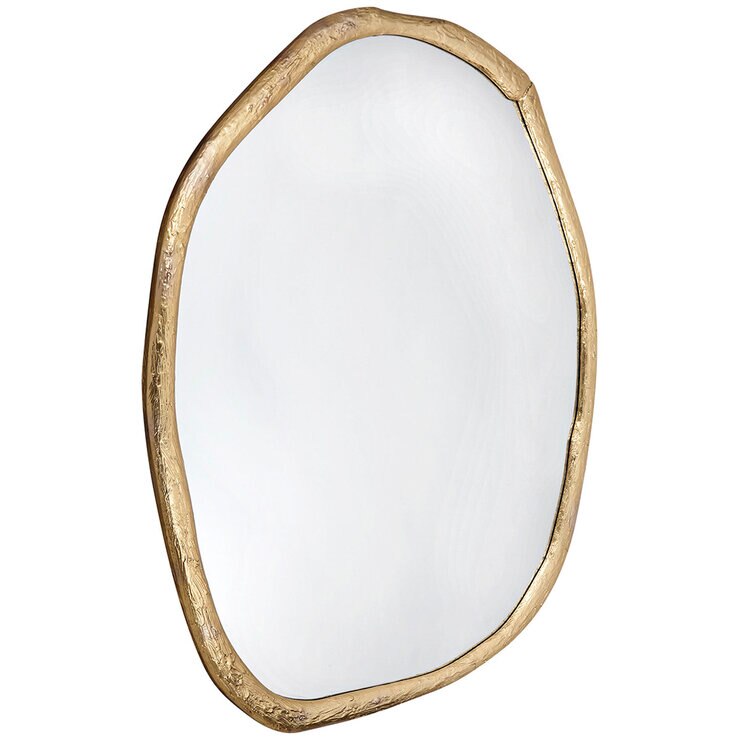 Cafe Lighting and Living Tasman Wall Mirror, Gold/ Cafe Lighting and Living Tasman Wall Mirror, Gold/