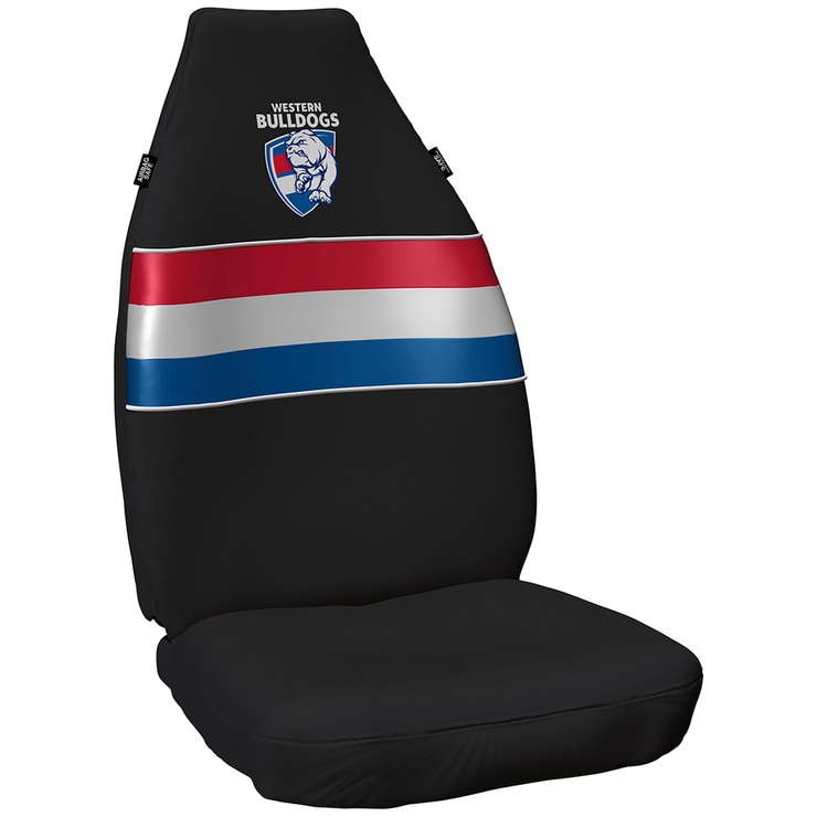 AFL Front Pair of Seat Covers Size 60 Western Bulldogs Costco Australia