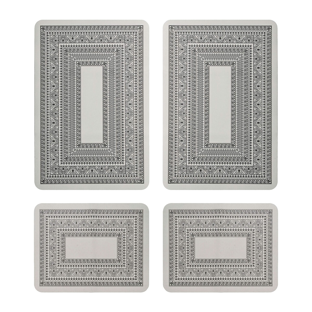 Creative Home Ideas Multi-Purpose Kitchen Mat 4 Pack