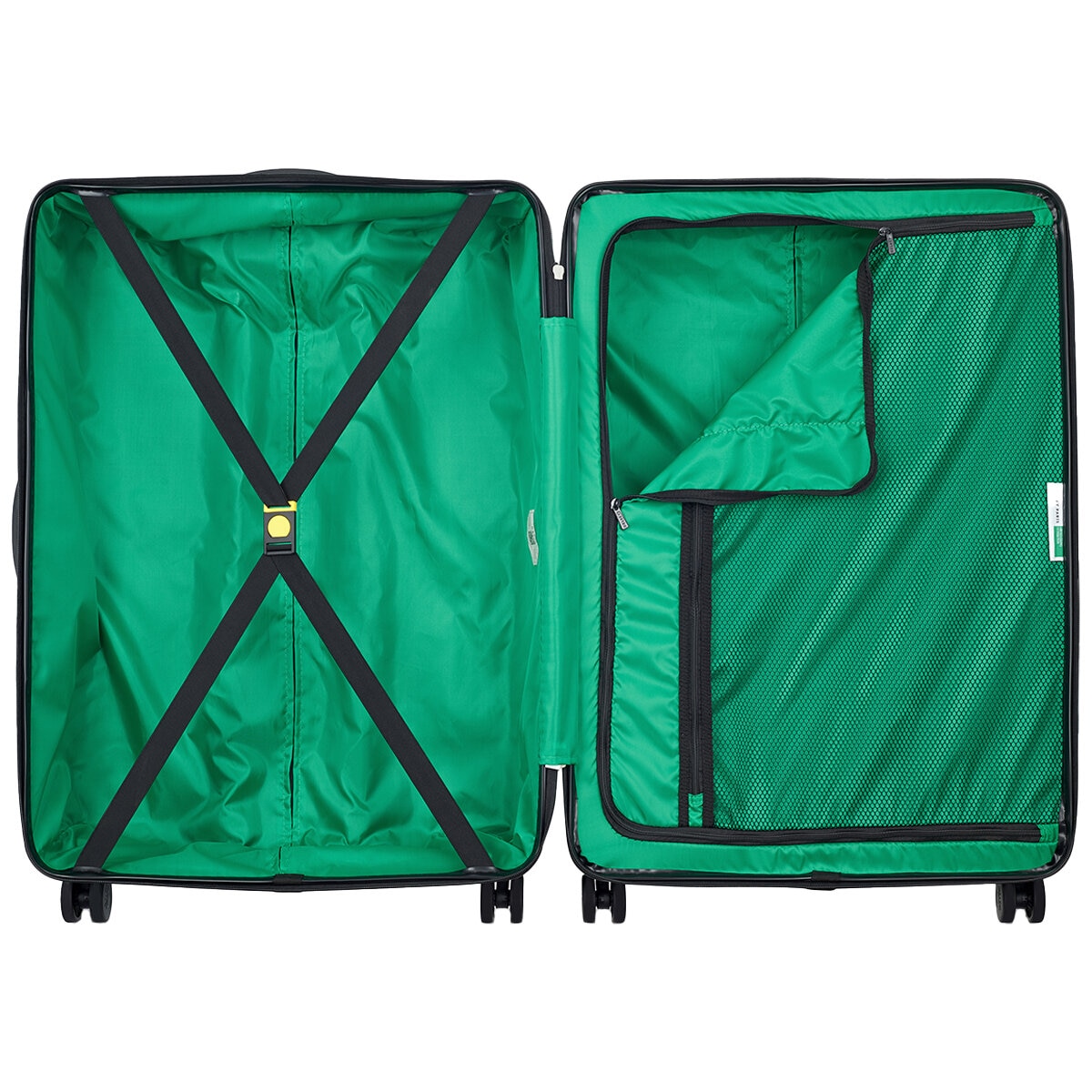 Delsey Benetton 3 Piece Luggage Set Red