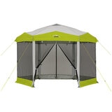 Core Hex Center Push Canopy With Mesh Curtain