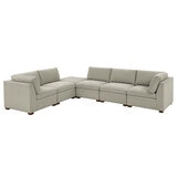 Thomasville 6 Piece Modular Fabric Sectional
