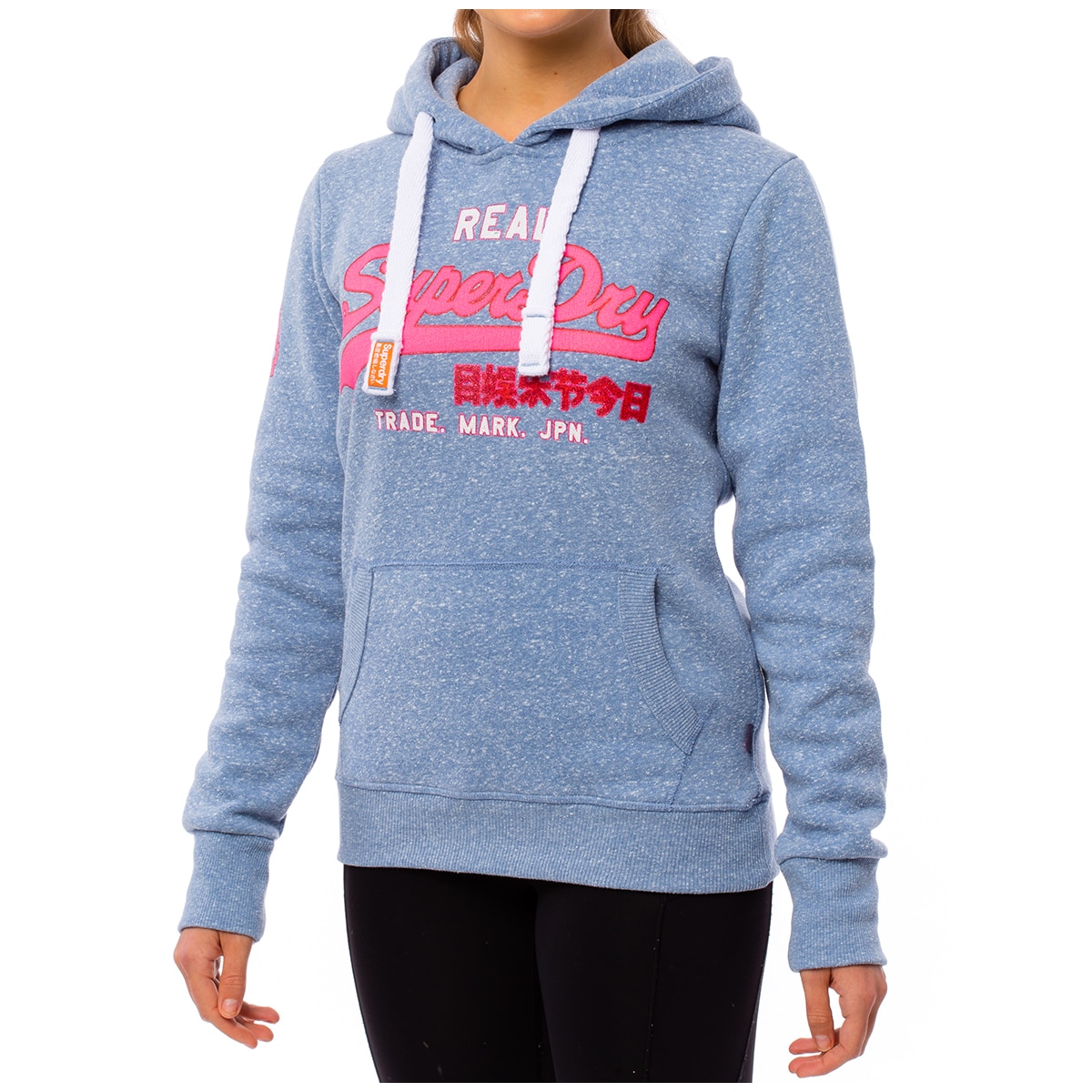 Superdry Women's Hoodie - Blue Snowy