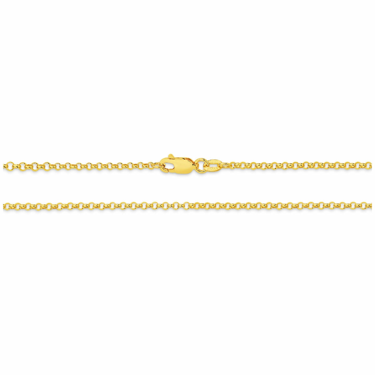 18KT Yellow Gold Belcher Bracelet 2g