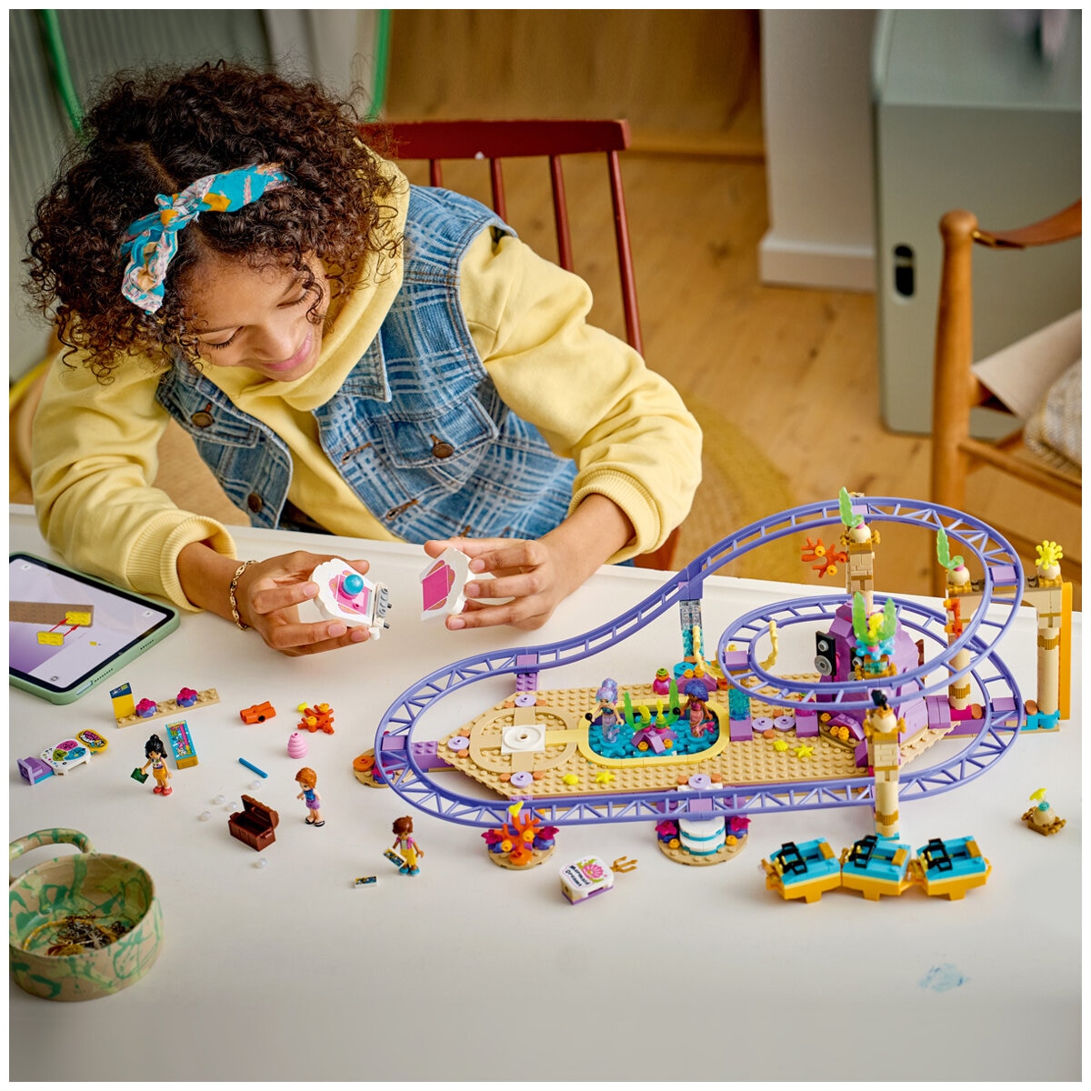 LEGO Friends Mermaid Roller Coaster Ride Building Set 42703