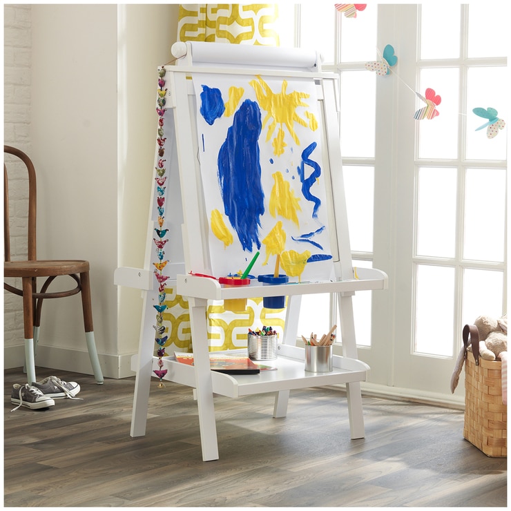 KidKraft Artist Easel with Paper Roll White Costco Australia
