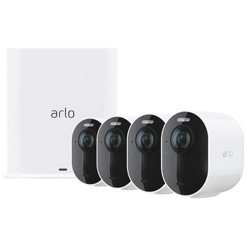 Arlo Ultra V2 Wire-Free 4K Security Camera 4pk VMS5340-200AUS + VMC5040-200AUS