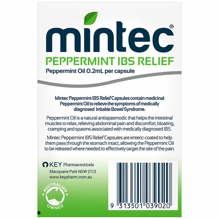 Mintec Peppermint IBS Relief 60 Capsules