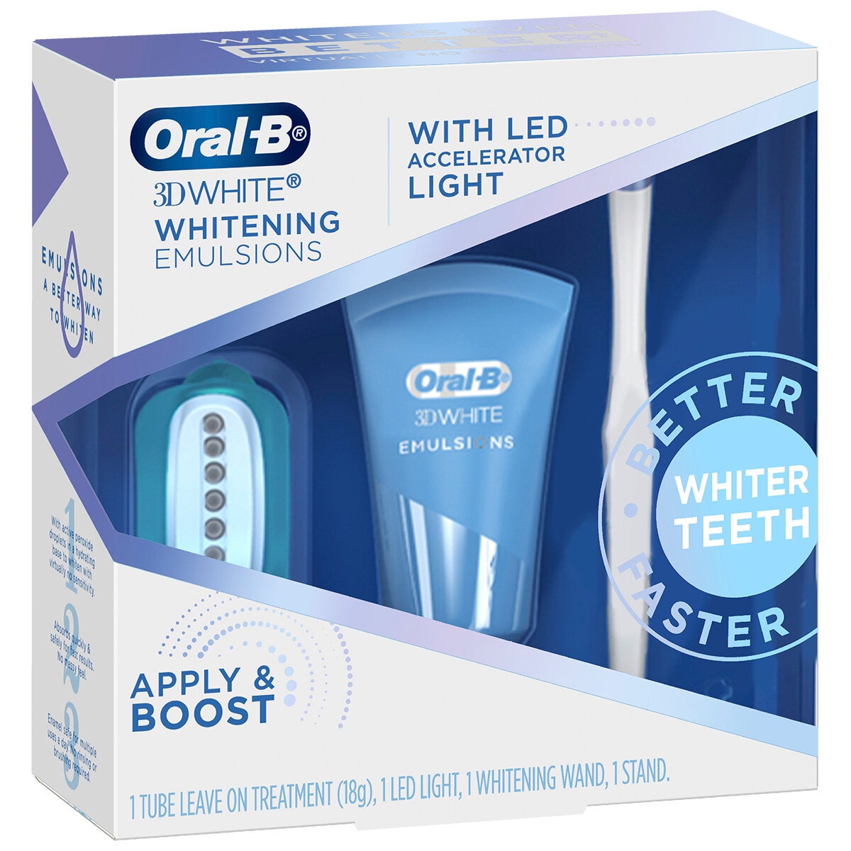 Oral-B iO Series 6 Duo Rechargeable Toothbrush With 2 x Oral-B 3DWhite Whitening Emulsions