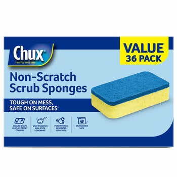 Chux Non Scratch Scrub Sponge 36 Piece Chux Non Scratch Scrub Sponge 36 Piece
