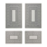 Creative Home Ideas Multi-Purpose Kitchen Mat 4 Pack