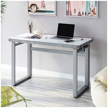 Tresanti Aurora Height-Adjustable Desk With LED Lighting