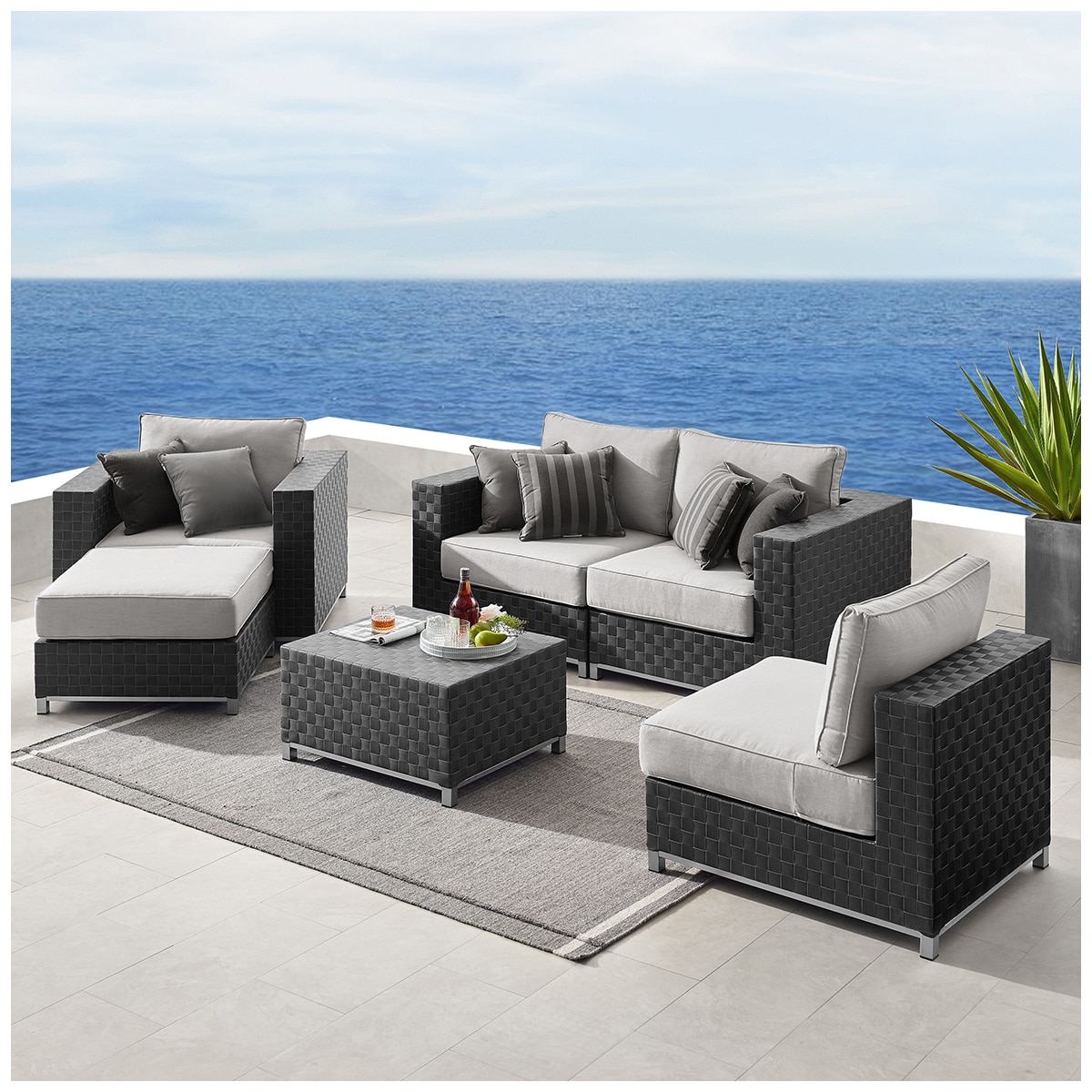 Soho 6 Piece Outdoor Seating Set Costco Australia