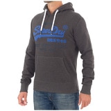 Superdry Mens Hoodies - Charcoal Marle