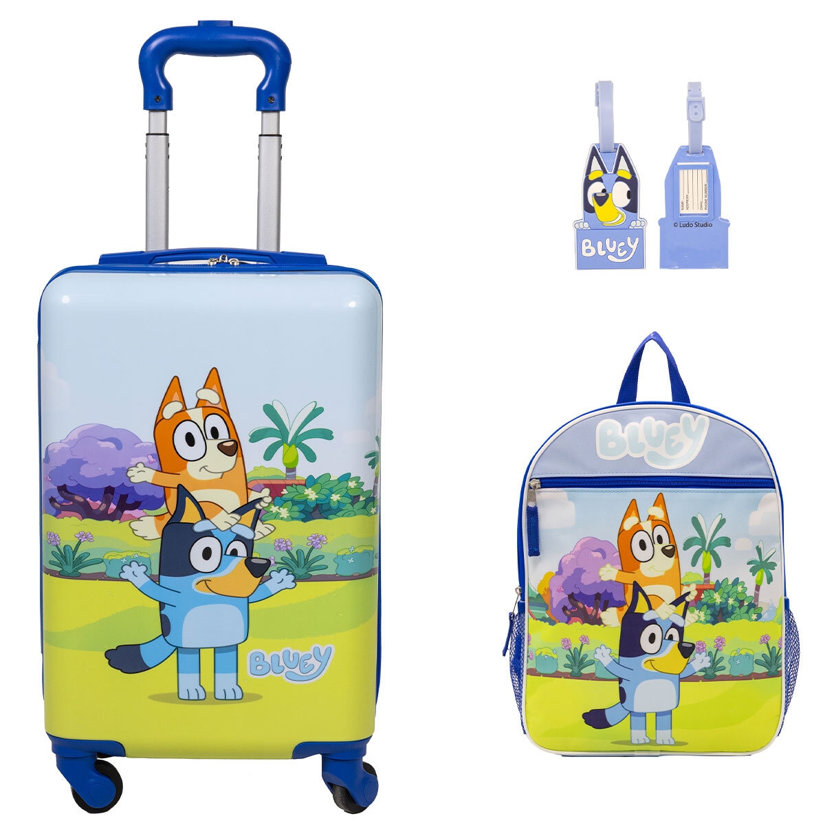 Licensed Luggage Set 2 Piece with Bonus Luggage Tag