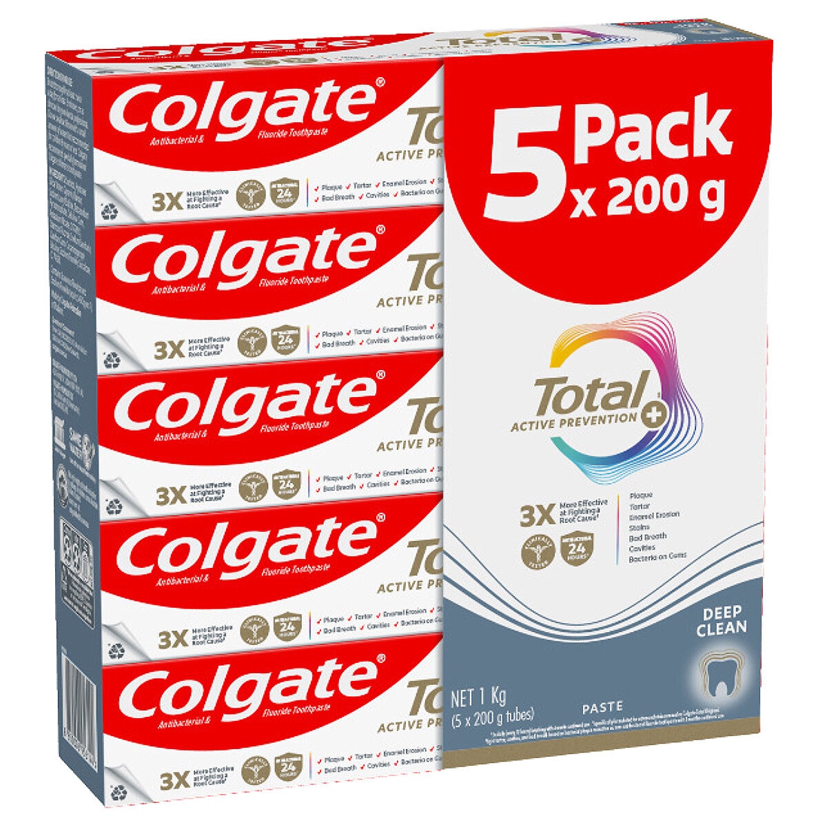Colgate Total Deep Clean 5 x 200g