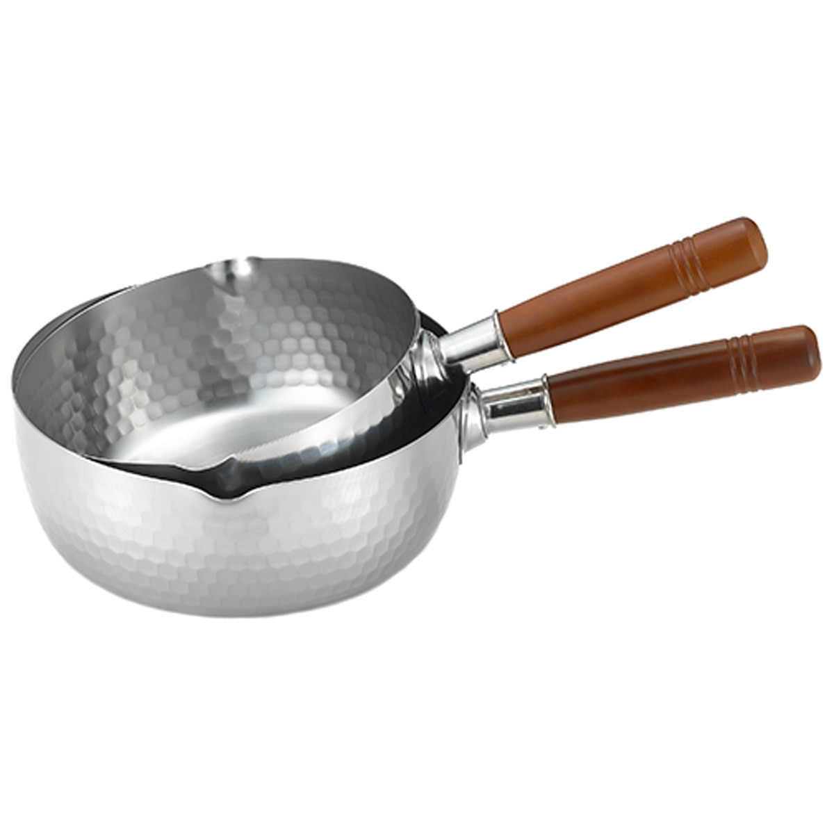 Yoshikawa Saucepan Stainless Steel 20Cm & 22Cm Set
