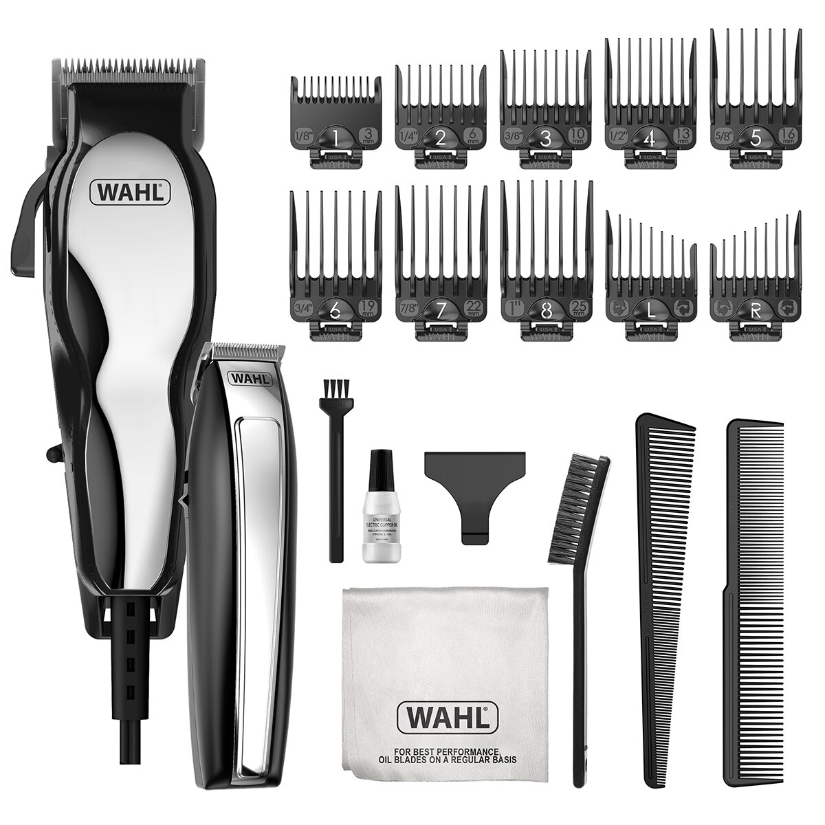 Wahl Chrome Pro Combo Hair Clipper Kit 22 pcs WA9247-2512