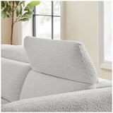 Aiden & Ivy Fabric Power Reclining Sectional With Power Headrests